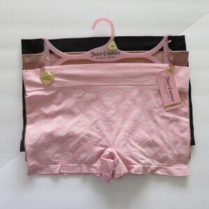 (#Y-2)  Juicy Couture Intimates 3 Pack Logo Cheeky Boyshort Panties